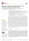 Research paper thumbnail of Detection of Crimean-Congo Hemorrhagic Fever Virus Antibodies in Cattle in Plateau State, Nigeria