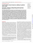 Research paper thumbnail of A soft robotic exosuit improves walking in patients after stroke