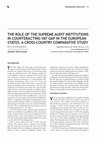 Research paper thumbnail of THE ROLE OF THE SUPREME AUDIT INSTITUTIONS  IN COUNTERACTING VAT GAP IN THE EUROPEAN  STATES. A CROSS-COUNTRY COMPARATIVE STUDY