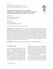 Research paper thumbnail of Competitive intelligence in an AI world: Practitioners’ thoughts on technological advances and the educational needs of their successors