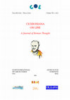 Research paper thumbnail of CICERONIANA ON LINE A Journal of Roman Thought 2023, VII, I