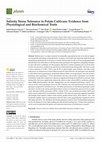 Research paper thumbnail of Salinity Stress Tolerance in Potato Cultivars: Evidence from Physiological and Biochemical Traits