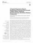 Research paper thumbnail of A Vegetal Biopolymer-Based Biostimulant Promoted Root Growth in Melon While Triggering Brassinosteroids and Stress-Related Compounds