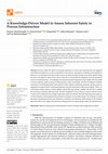 Research paper thumbnail of A Knowledge-Driven Model to Assess Inherent Safety in Process Infrastructure