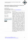 Research paper thumbnail of Implementation Challenges and Potential Evils of Uniform Civil Code in India: A Multidimensional Analysis