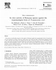 Research paper thumbnail of In vitro activity of Rutaceae species against the trypomastigote form of Trypanosoma cruzi