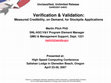 Research paper thumbnail of Verification & Validation: Measured Credibility on Demand for Stockpile Applications