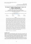 Research paper thumbnail of Developing the English Teaching Materials to Improve the Students’ Speaking Skills (Case Study at Private MTs Jepara)