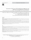 Research paper thumbnail of Assessment of The Level of Knowledge About Migraines and Medication Among Pharmacy Technicians