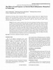 Research paper thumbnail of The Effect of Lead Exposure on Selected Blood Inflammatory Biomarkers in Guinea pigs