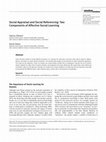 Research paper thumbnail of Social Appraisal and Social Referencing: Two Components of Affective Social Learning