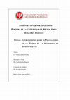 Research paper thumbnail of Perelló, Gloria Intervenciones desde el Psicoanálisis en la teoría de la hegemonía de Ernresto Laclau Tesis doctoral