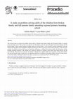 Research paper thumbnail of A Study on Problem Solving Skills of the Children from Broken Family and Full Parents Family Attending Regional Primary Boarding School