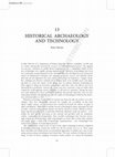 Research paper thumbnail of Historical Archaeology and Technology