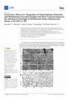 Research paper thumbnail of Correction: Zhao et al. Integration of Transcriptome, Proteome, and Metabolome Provides Insights into How Calcium Enhances the Mechanical Strength of Herbaceous Peony Inflorescence Stems. Cells 2019, 8, 102