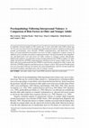 Research paper thumbnail of Psychopathology Following Interpersonal Violence: A Comparison of Risk Factors in Older and Younger Adults