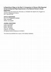 Research paper thumbnail of Is Reporting of Rape on the Rise? A Comparison of Women With Reported Versus Unreported Rape Experiences in the National Women’s Study-Replication