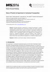 Research paper thumbnail of Rules of Thumb: An Experiment in Contextual Transposition