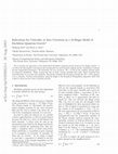 Research paper thumbnail of Indications for criticality at zero curvature in a 4d Regge model of Euclidean quantum gravity