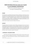 Research paper thumbnail of MARX NO SÉCULO XXI: Uma Leitura de O Capital à Luz da Realidade Contemporânea MARX IN THE XXI CENTURY: Reading of Capital in the Light of Contemporary Reality