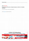 Research paper thumbnail of Engineering of the spin on dopant process on silicon on insulator substrate