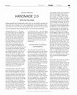 Research paper thumbnail of Handmade 2.0. Lernort Internet