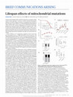 Research paper thumbnail of Lifespan effects of mitochondrial mutations