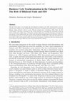 Research paper thumbnail of Business Cycle Synchronization in the Enlarged EU: The Role of Bilateral Trade and FDI