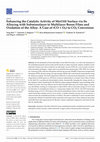 Research paper thumbnail of Enhancing the Catalytic Activity of Mo(110) Surface via Its Alloying with Submonolayer to Multilayer Boron Films and Oxidation of the Alloy: A Case of (CO + O2) to CO2 Conversion