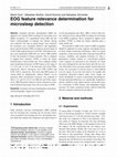 Research paper thumbnail of EOG feature relevance determination for microsleep detection