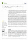 Research paper thumbnail of Use of Multivariate Analysis to Unravel the Differences between Two Chamomile Varieties and Their Anticancer and Antioxidant Activities