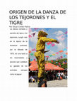 Research paper thumbnail of ORIGEN DE LA DANZA DEL TIGRE Y LOS TEJORONES