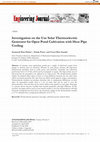 Research paper thumbnail of Investigation on the Use Solar Thermoelectric Generator for Open Pond Cultivation with Heat Pipe Cooling