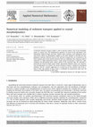 Research paper thumbnail of Numerical modeling of sediment transport applied to coastal morphodynamics