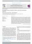 Research paper thumbnail of Re-emergent tremor in Parkinson's disease: A clinical and electromyographic study