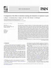 Research paper thumbnail of A comparison of the effect of attention training and relaxation on responses to pain