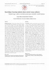 Research paper thumbnail of Knowledge of nursing students about central venous catheters