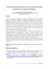 Research paper thumbnail of Propuesta de actividades virtuales en torno a la enseñanza-aprendizaje del organismo como concepto interdisciplinar - ISSN: 0329-5192