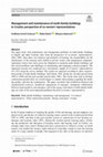 Research paper thumbnail of Management and maintenance of multi-family buildings in Croatia: perspective of co-owners’ representatives