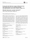 Research paper thumbnail of In the path of the Hurricane: impact of Hurricane Irene and Tropical Storm Lee on watershed hydrology and biogeochemistry from North Carolina to Maine, USA