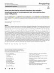 Research paper thumbnail of Acute pain after total hip and knee arthroplasty does not affect chronic pain during the first postoperative year: observational cohort study of 389 patients