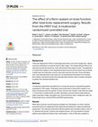 Research paper thumbnail of The effect of a fibrin sealant on knee function after total knee replacement surgery. Results from the FIRST trial. A multicenter randomized controlled trial