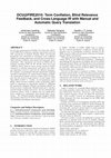 Research paper thumbnail of DCU@ FIRE2010: Term conflation, blind relevance feedback, and cross-language IR with manual and automatic query translation