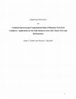 Research paper thumbnail of Combined Spectroscopic/Computational Study of Binuclear Fe(I)−Fe(I) Complexes:  Implications for the Fully-Reduced Active-Site Cluster of Fe-Only Hydrogenases