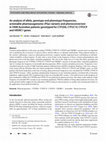 Research paper thumbnail of An analysis of allele, genotype and phenotype frequencies, actionable pharmacogenomic (PGx) variants and phenoconversion in 5408 Australian patients genotyped for CYP2D6, CYP2C19, CYP2C9 and VKORC1 genes