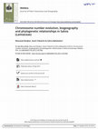 Research paper thumbnail of Chromosome number evolution, biogeography and phylogenetic relationships inSalvia(Lamiaceae)