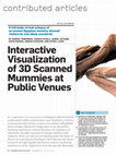 Research paper thumbnail of Interactive visualization of 3d scanned mummies at public venues