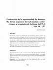 Research paper thumbnail of Evaluación de la oportunidad de desarrollo de las mipymes del sub-sector confecciones: a propósito de la firma del TLC con EE.UU