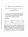 Research paper thumbnail of On the influence of fluid rheology on hydraulic fracture