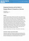 Research paper thumbnail of Designing Ourselves and Our World: A Designer-Weaver's Perspective on Services